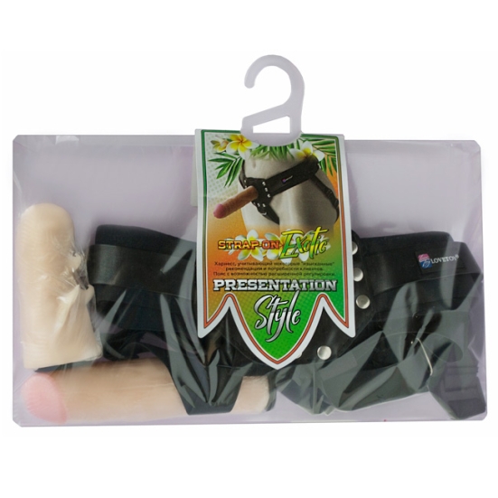 Страпон Exotic-Linda - 2 насадки